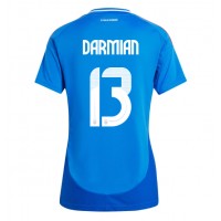 Italia Matteo Darmian #13 Hjemmedrakt Dame EM 2024 Kortermet